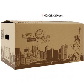 caja multiusos new york city 40x25x20cm confortime